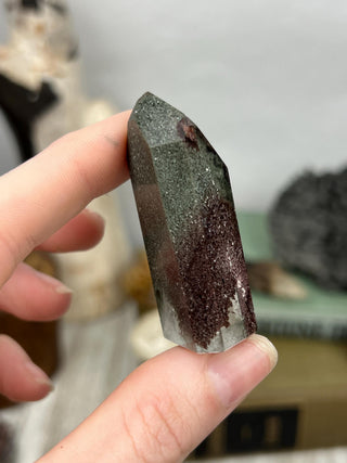 Chlorite and Lithium Phantom Quartz Tower | Brazil