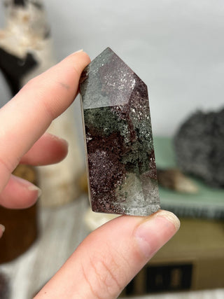 Chlorite and Lithium Phantom Quartz Tower | Brazil