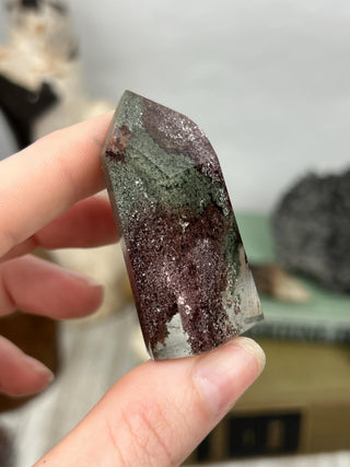 Chlorite and Lithium Phantom Quartz Tower | Brazil