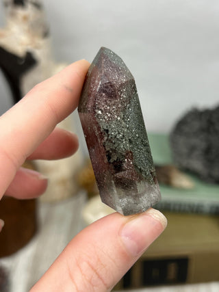 Chlorite and Lithium Phantom Quartz Tower | Brazil