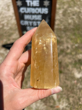 Honey Calcite Tower