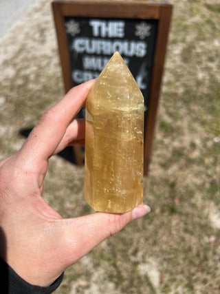 Honey Calcite Tower