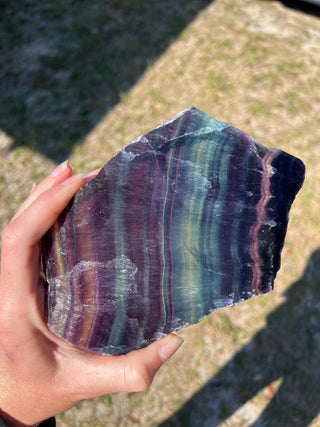 Rainbow Fluorite Slab from Mexico