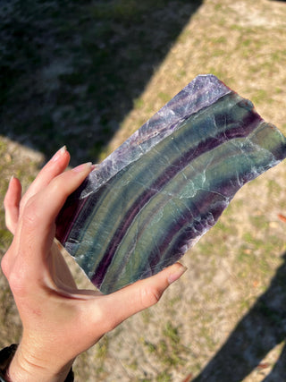 Rainbow Fluorite Slab from Mexico