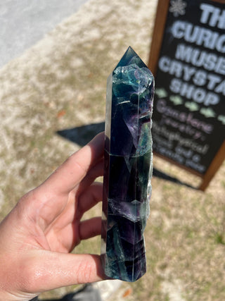 Semi-Raw Fluorite Tower from Mexico