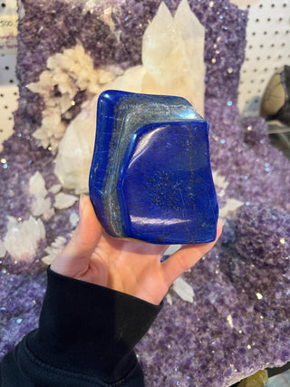 Dark Blue Lapis Lazuli Slab | Sparkly Pyrite Flakes