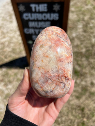 Red Moonstone Flashy Polished Crystal