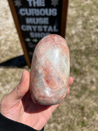 Red Moonstone Flashy Polished Crystal
