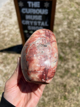 Red Moonstone Flashy Polished Crystal