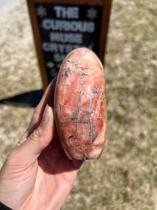 Red Moonstone Flashy Polished Crystal