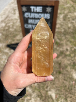 Honey Calcite Tower