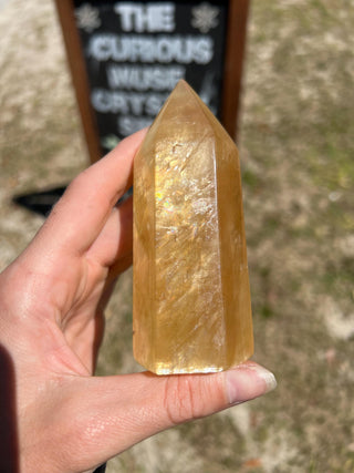 Honey Calcite Tower