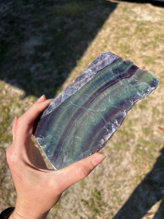 Rainbow Fluorite Slab from Mexico