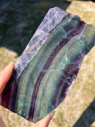 Rainbow Fluorite Slab from Mexico