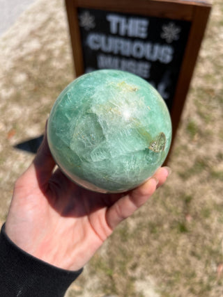 Green Fluorite Sphere from Madagascar