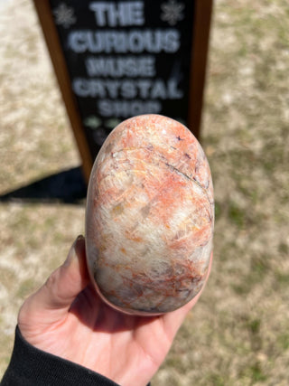 Red Moonstone Flashy Polished Crystal
