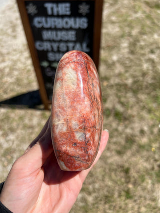 Red Moonstone Flashy Polished Crystal