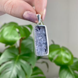 Grape Agate in Sterling Silver Pendant - GA2 from Curious Muse Crystals Tagged with botyroidal, chalcedony, Crystal healing, genuine crystal, grape agate, hide-notify-btn, jewelry, natural mineral, Pendant, purple, raw mineral, reiki crystal, Sterling