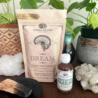 Lucid Dream Tea - Sleep Aid & Third Eye Tonic from Anima Mundi Herbals for 22.0. Tagged with anima mundi herbals, herbal medicine, holistic herbal supplement, lucid dreaming, tea