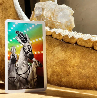 Wayhome Tarot from Everyday Magic Tagged with alternative tarot, divination tool, feminine tarot, goddess oracle, modern tarot deck, tarot deck, throat chakra, visions in the liminal space, watercolor tarot, wayhome, with guidebook