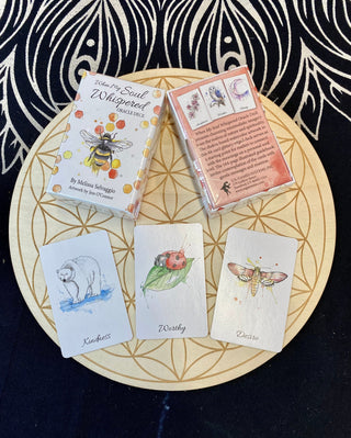 When My Soul Whispered Oracle Deck  - Alternative Divination - Simple Animal Oracle from U.S. Games Systems, Inc Tagged with alternative tarot, animal oracle, deck, divination tool, gilt edge cards, major arcana, modern witch, oracle, simple oracle deck, simple style oracle, throat chakra, watercolor oracle, with guidebook
