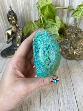 Peruvian Turquoise Freeform - Tranquility from Curious Muse Crystals Tagged with Crystal healing, freeform, genuine crystal, hide-notify-btn, natural mineral, peru, raw mineral, reiki crystal, turquoise