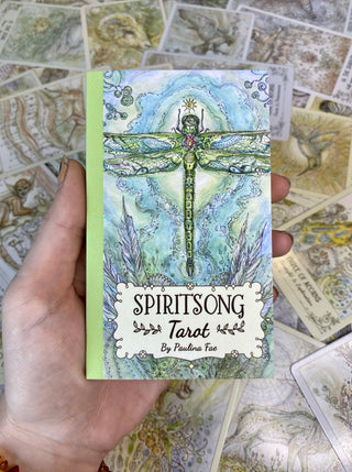 Spiritsong Tarot Deck - Alternative Divination - Animal Oracle Cards from U.S. Games Systems, Inc Tagged with alternative tarot, animal oracle, botanical theme deck, decision making, deck, divination tool, major arcana, minor arcana, personal growth, soft illustration, spiritsong deck, tarot, tarot deck, watercolor tarot, with guidebook