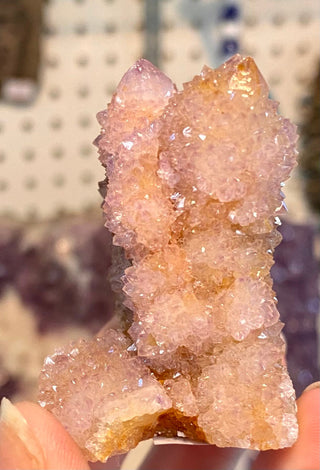 Spirit Quartz - South African Cactus Quartz - Unique Formation Cluster from Curious Muse Crystals for 88. Tagged with cactus quartz, Crystal healing, genuine crystal, hide-notify-btn, Lilac quartz, pink, purple, purple Quartz, quartz, reiki crystal, South Africa, Spirit quartz