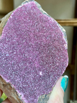 Cobaltoan Calcite - Pink Cobalt Calcite - High Grade Collector Mineral from Curious Muse Crystals for 88.00. Tagged with cobaltoan calcite, crystal energy, hide-notify-btn, high end mineral, pink