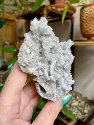 Blue Barite | Unique Stalactite Formations | Spain from Curious Muse Crystals for 54. Tagged with barite, baryte, blue, blue Barite, hide-notify-btn, raw mineral, spain