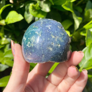 Grape Agate Sphere - Botryoidal Purple Chalcedony from Curious Muse Crystals for 132. Tagged with botyroidal, chalcedony, Crystal healing, genuine crystal, grape agate, hide-notify-btn, natural mineral, purple, raw mineral, reiki crystal, sphere