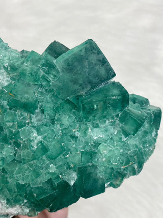 Cubic Green Fluorite with Phantoms from Madagascar from Curious Muse Crystals Tagged with crystal energy, cubic, fluorescence, fluorite, green, hide-notify-btn, madagascar, reiki healing