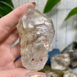 Fenster Quartz from Mexico | Self-Discovery from Curious Muse Crystals for 42. Tagged with clear, elestial, enhydro, fenster quartz, fluid inclusion, hide-notify-btn, mexico, quartz, yellow