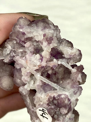 Fluorite with Quartz Epimorphs from Tombstone Arizona from Curious Muse Crystals Tagged with Arizona, botyroidal, clear brazil quartz, Crystal healing, fluorite, genuine crystal, hide-notify-btn, natural mineral, purple, raw mineral, reiki crystal, USA, white