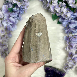 Amethyst Cut Base Geode | Uruguay from Curious Muse Crystals Tagged with amethyst, amethyst cluster, geode, home decor stone, Pendant, purple, raw mineral, uruguay