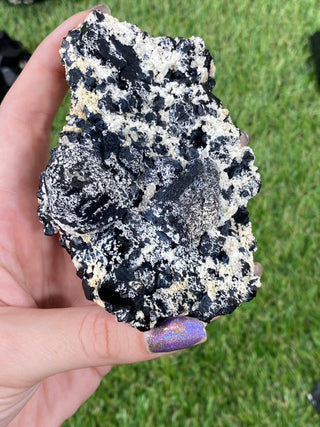 Erongo Black Tourmaline Raw Cluster - High Grade from Curious Muse Crystals Tagged with black, Erongo, fine mineral, hide-notify-btn, Namibia, raw, tourmaline
