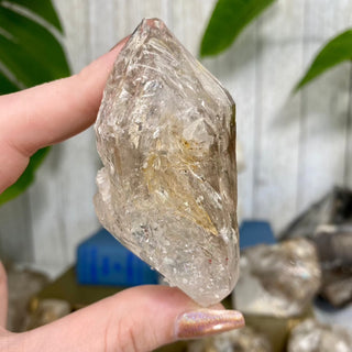 Fenster Quartz from Mexico | Self-Discovery from Curious Muse Crystals Tagged with clear, elestial, enhydro, fenster quartz, fluid inclusion, hide-notify-btn, mexico, quartz, yellow